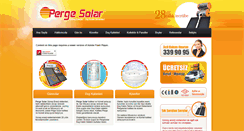 Desktop Screenshot of pergesolar.com.tr